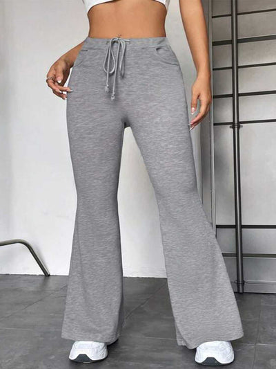 Versatile Drawstring Lounge Pants with Functional Pockets