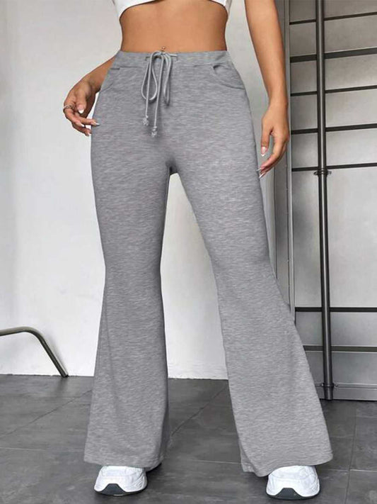 Versatile Drawstring Lounge Pants with Functional Pockets