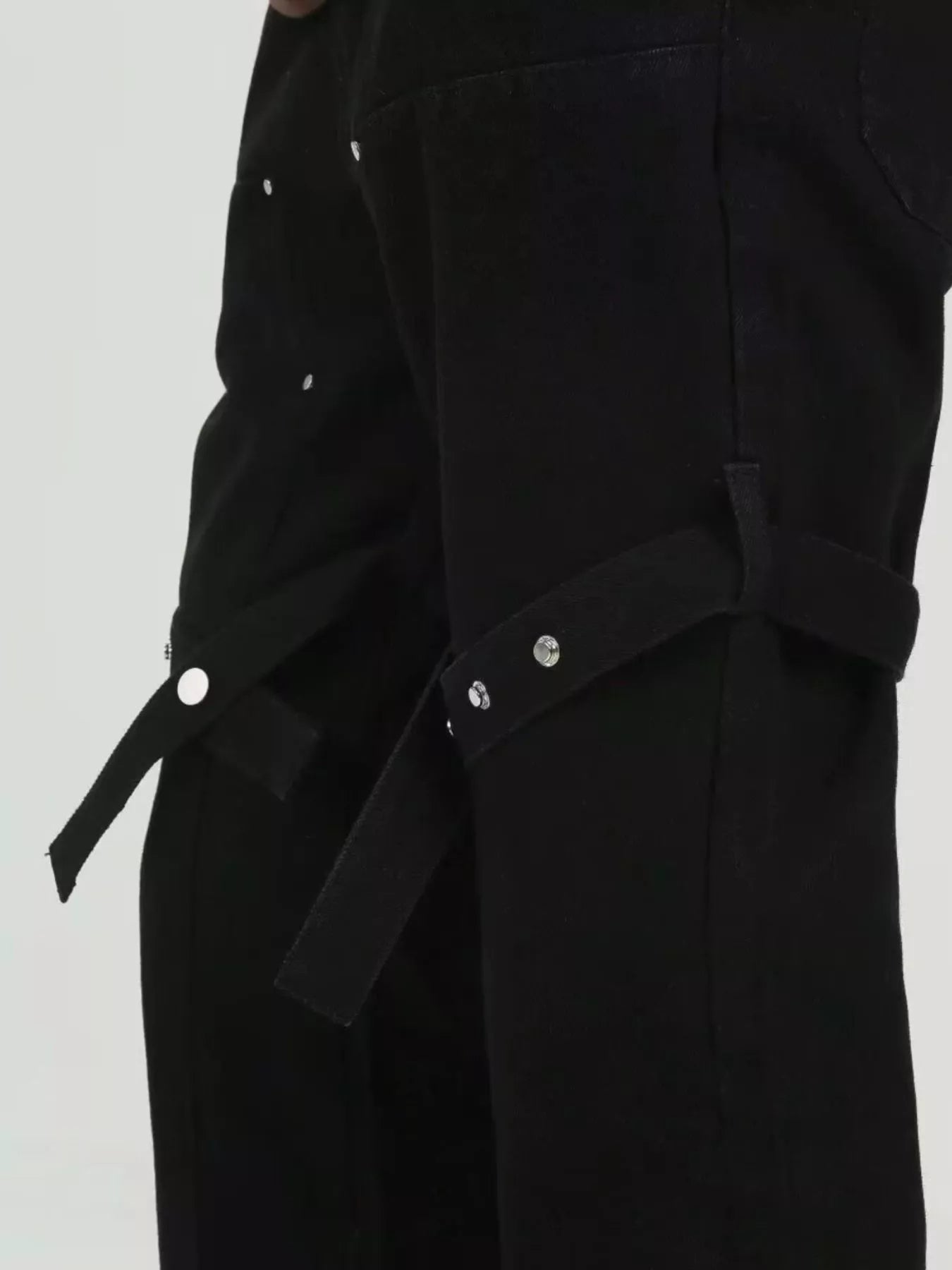 Men's Plus Size Stud Embellishments Bootcut Pants