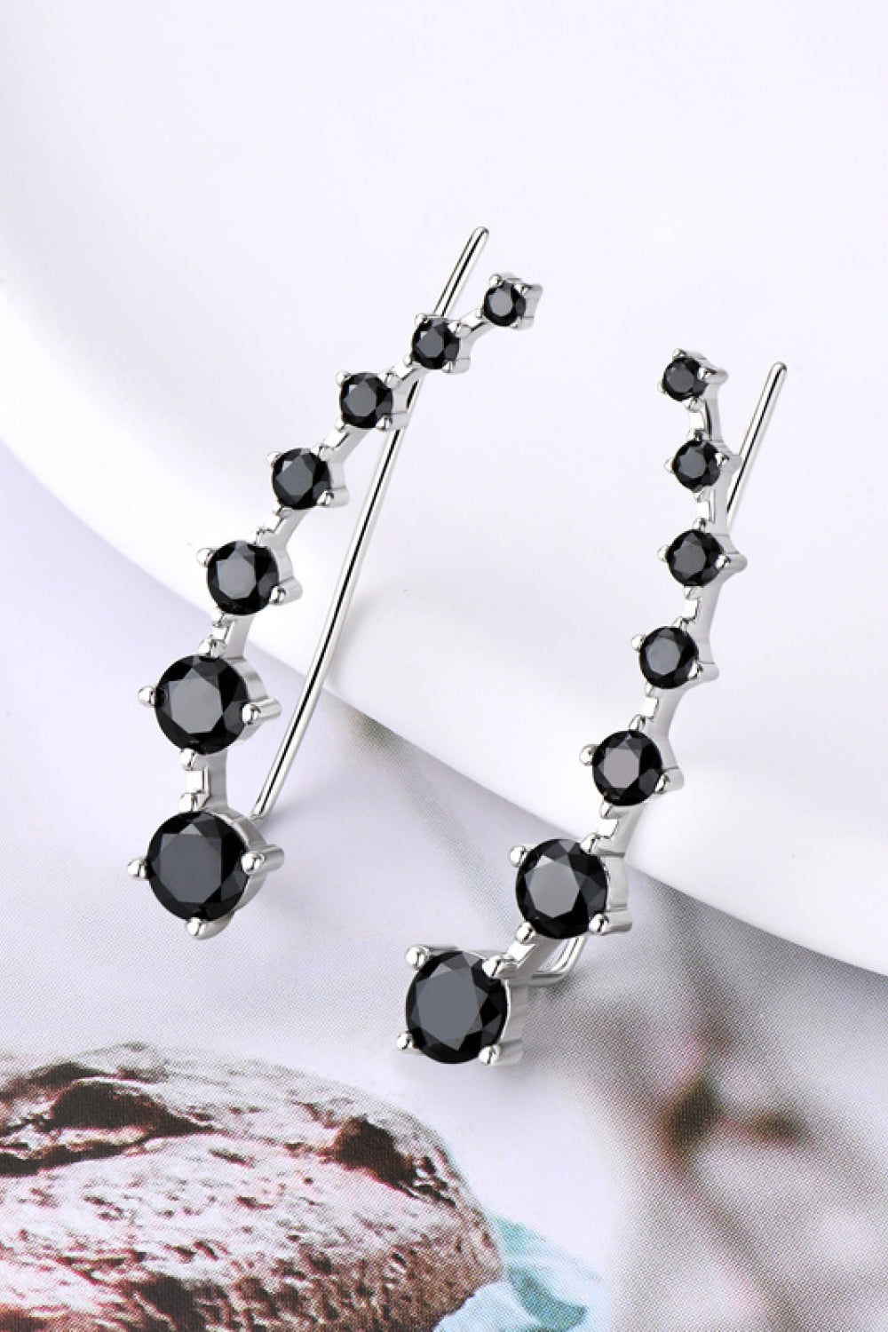 1.9 Carat Moissanite 925 Sterling Silver Earrings Set