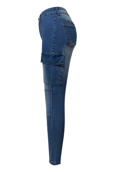 Skinny Jeans with Pockets for Women in Comfortable Fit
