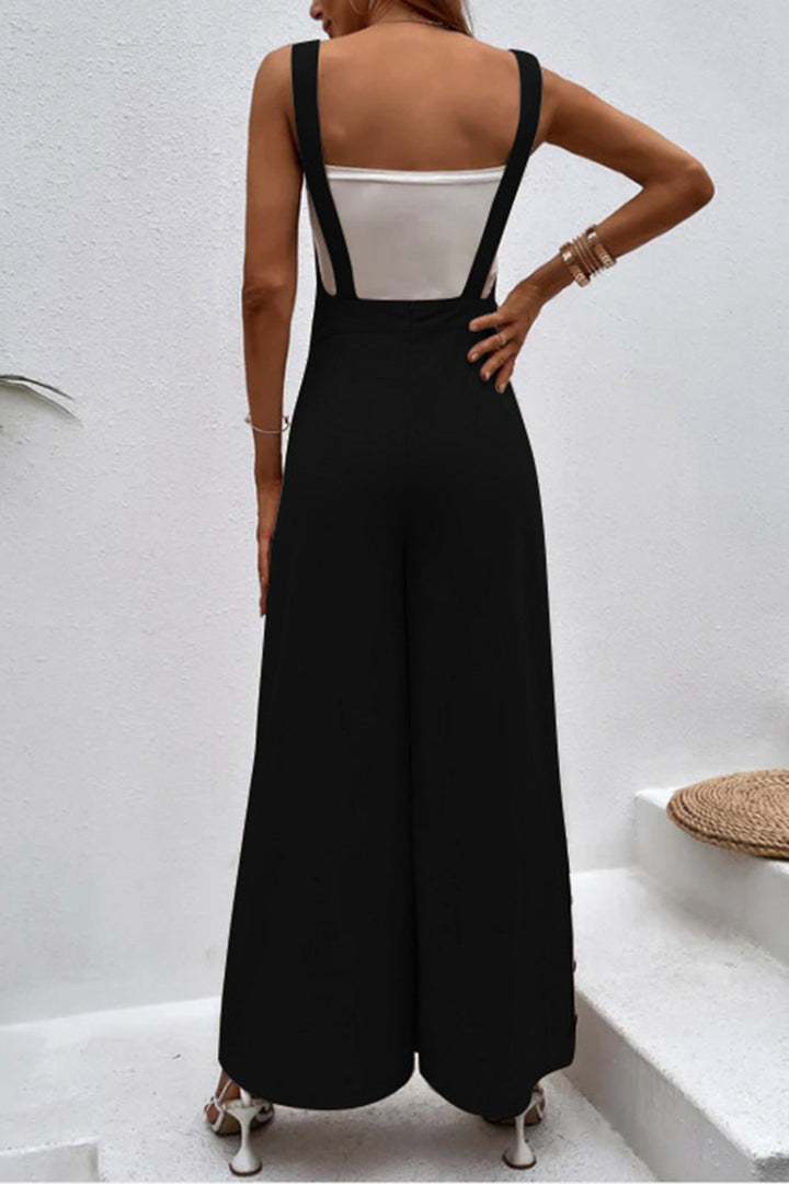 Elegant Square Neck Wide Strap Bodysuit