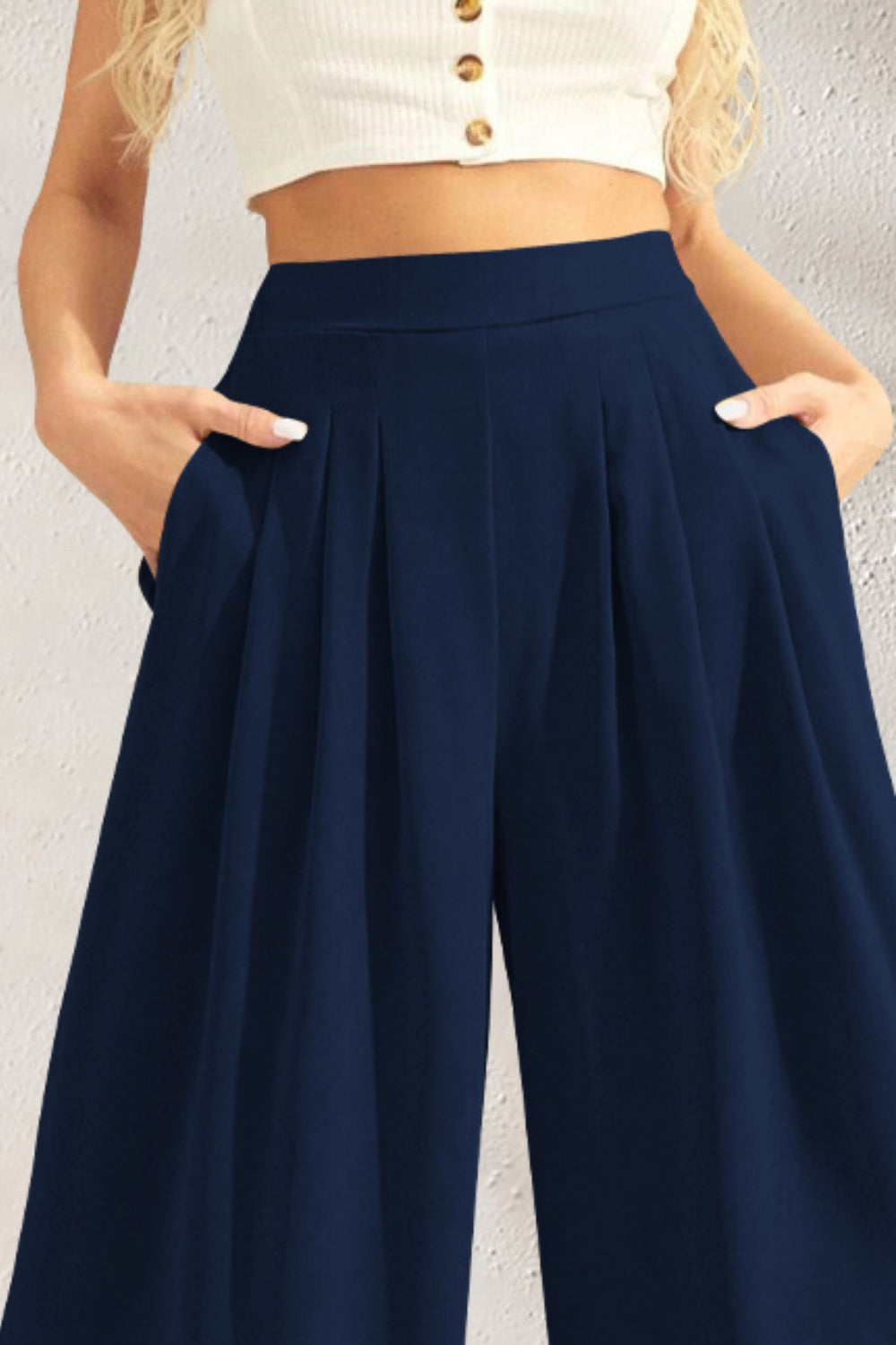 Chic High-Waisted Wide-Leg Pants