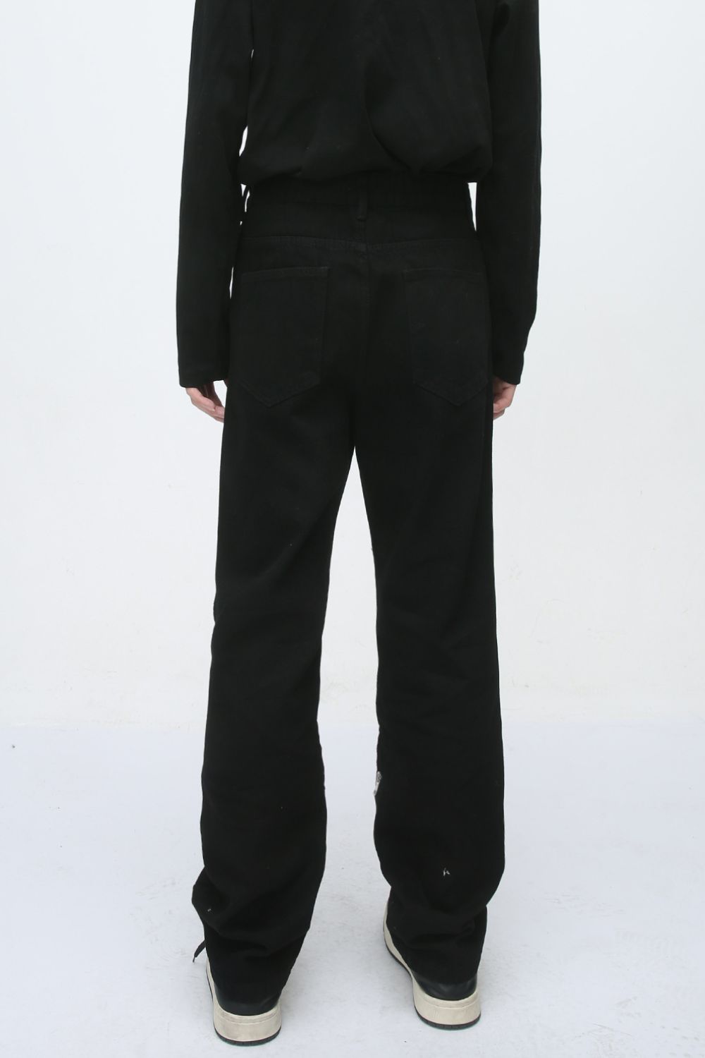 Men's Zip Decor Straight Leg Jeans for Casual Style Comfort