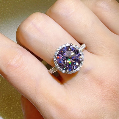 3 Carat Moissanite Zircon 925 Sterling Silver Ring Elegance