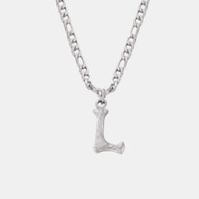 Personalized Titanium Steel Letter Pendant Necklace