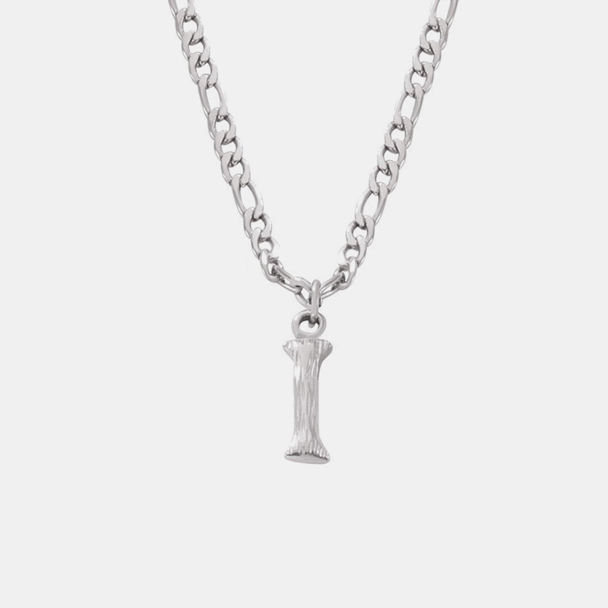 Customizable Titanium Steel Letter Pendant Necklace Monogram Jewelry Personalize Initials Gift For Women And Men