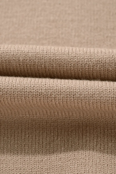 Contrast Round Neck Long Sleeve Sweater for Women Fashion