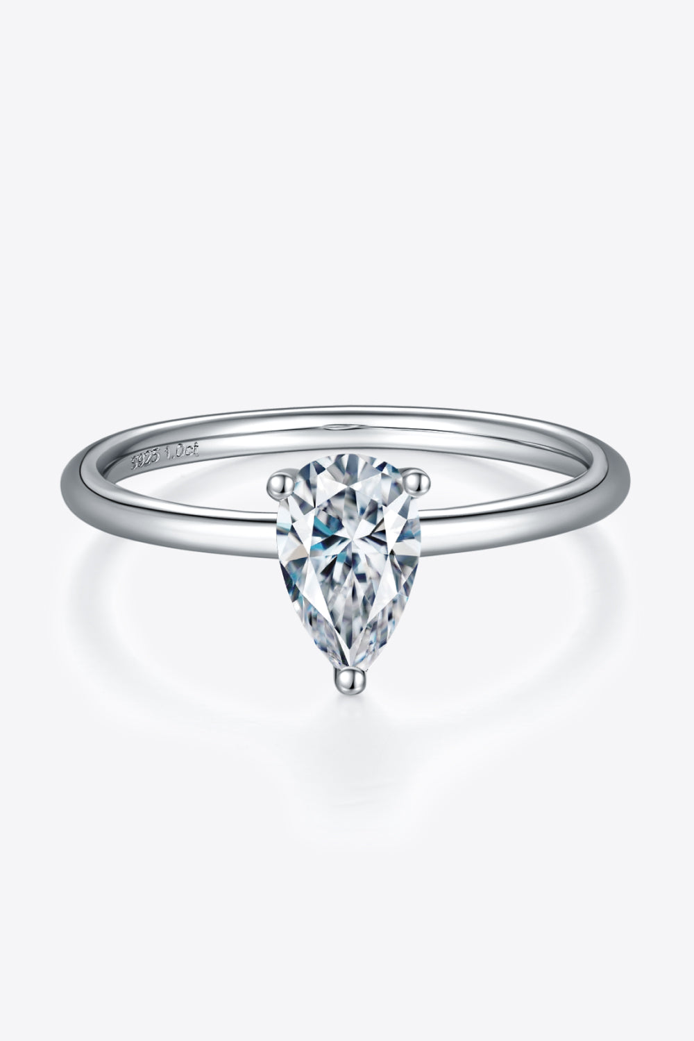 1 Carat Moissanite 925 Sterling Silver Solitaire Ring Design