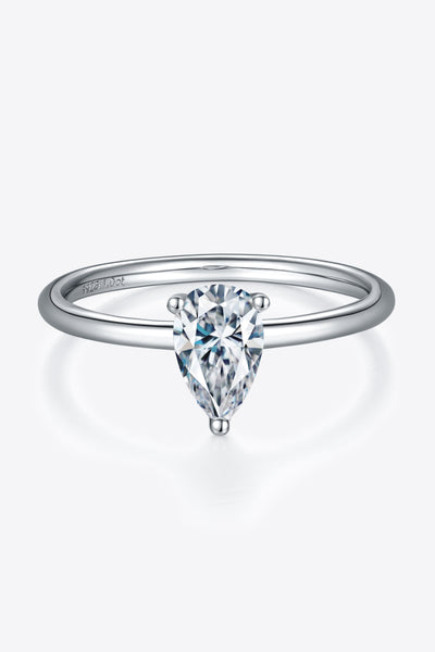 1 Carat Moissanite 925 Sterling Silver Solitaire Ring Design