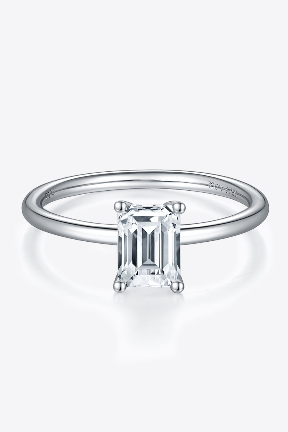 1 Carat Moissanite 925 Sterling Silver Solitaire Ring Design