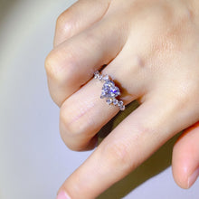 1 Carat Moissanite 925 Sterling Silver Ring for Women