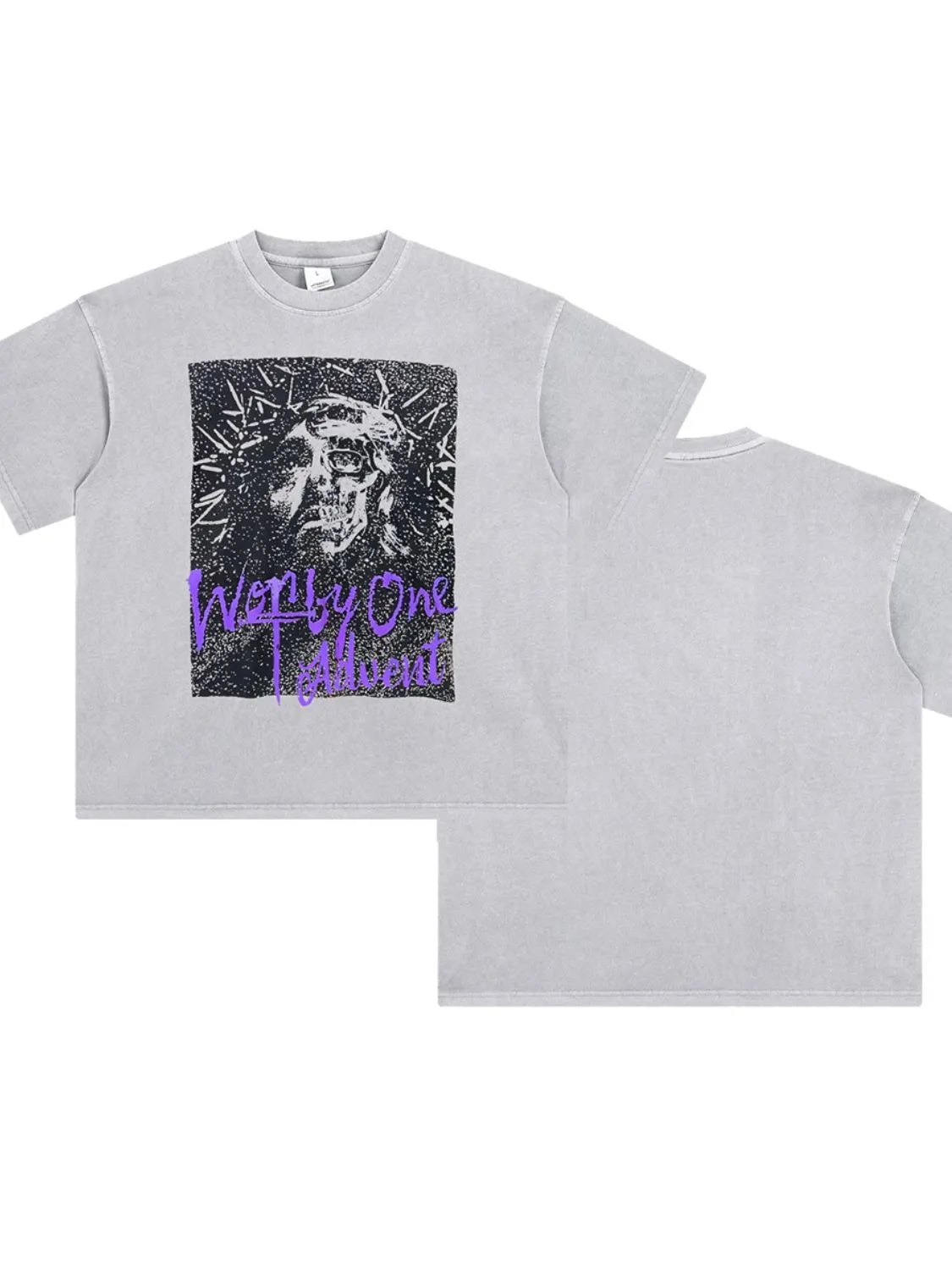 Men's Graphic Round Neck Short Sleeve T-Shirt - Casual Style