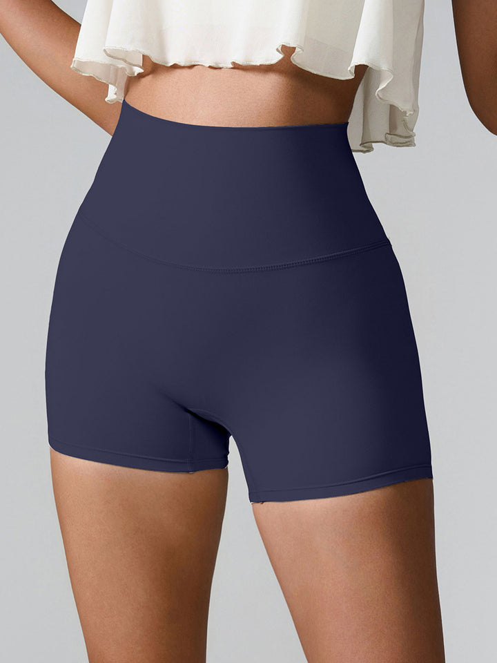 Chic High Waist Performance Shorts