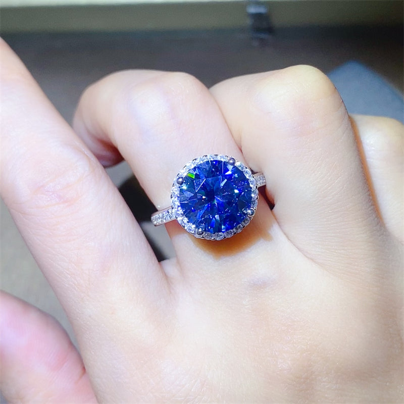 5 Carat Moissanite 925 Sterling Silver Ring for Elegance