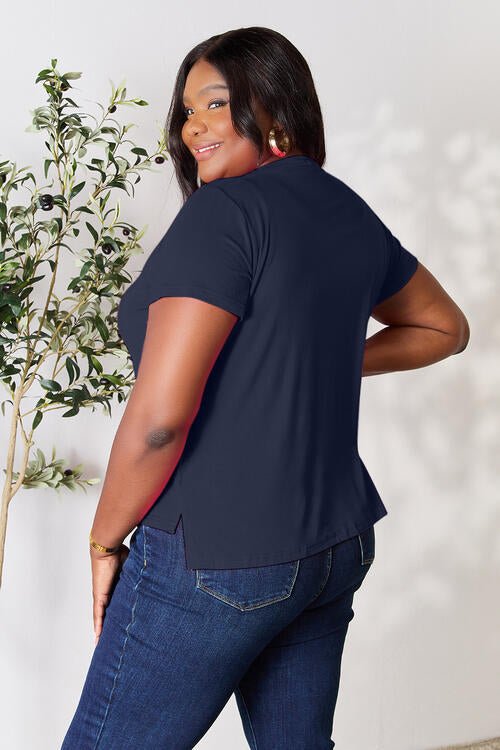 Essential Plus Size Round Neck Comfort Tee