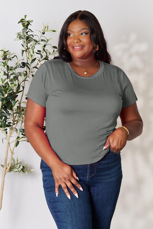 Essential Plus Size Round Neck Comfort Tee