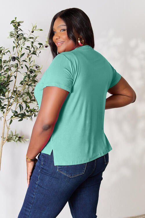 Essential Plus Size Round Neck Comfort Tee