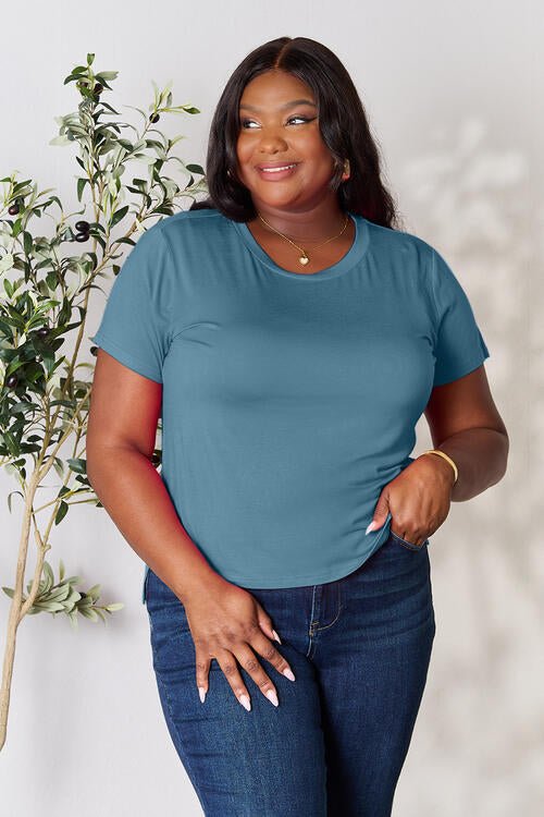 Essential Plus Size Round Neck Comfort Tee