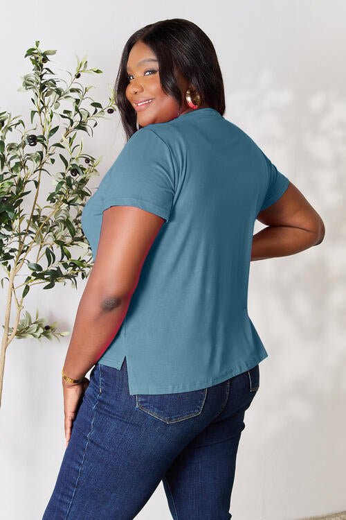 Essential Plus Size Round Neck Comfort Tee