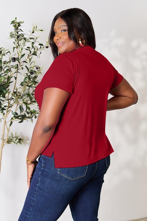 Essential Plus Size Round Neck Comfort Tee