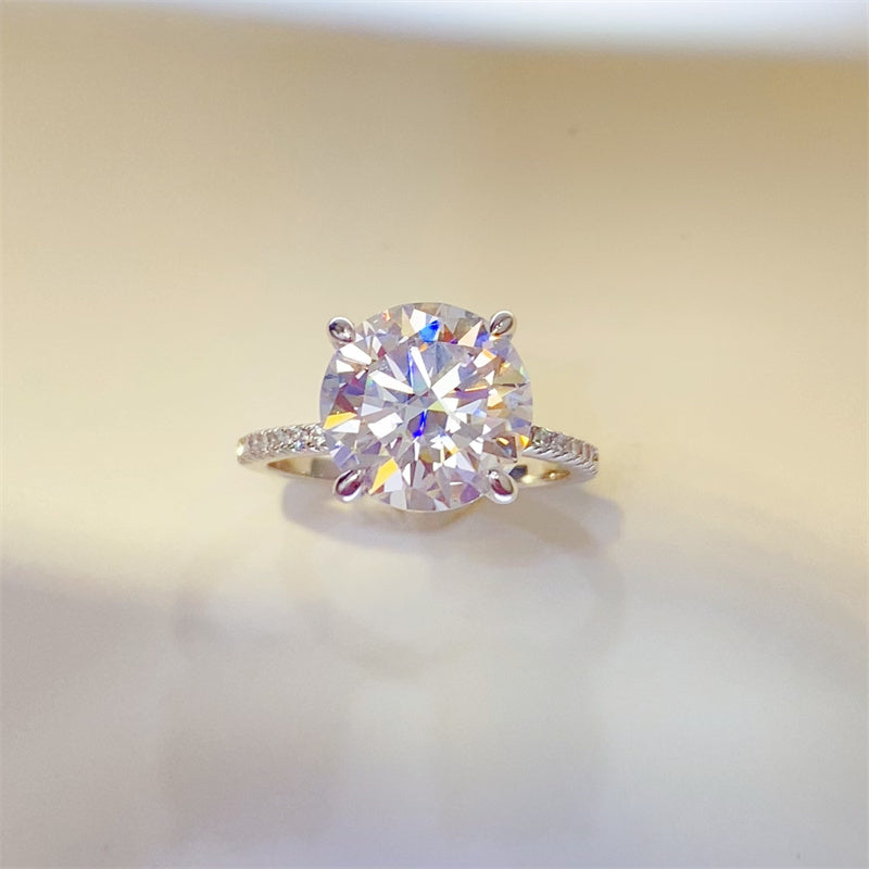 5 Carat Moissanite 925 Sterling Silver Ring for Women