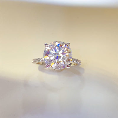5 Carat Moissanite 925 Sterling Silver Ring for Women