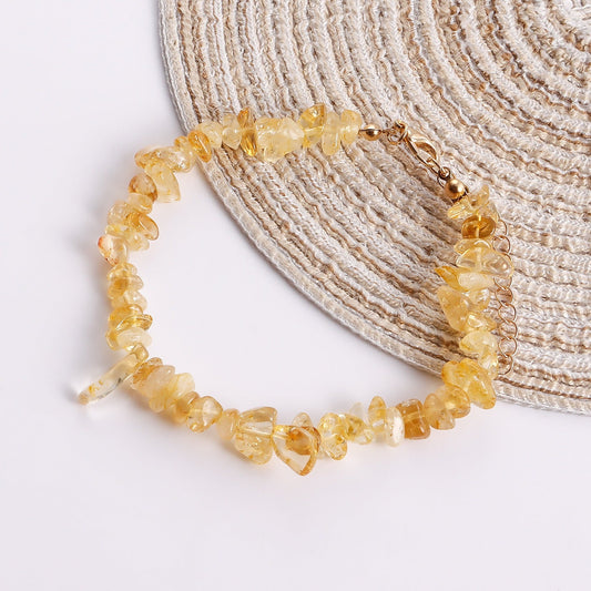 Beach anklet set personalized gravel foot decoration vintage woven shell anklet