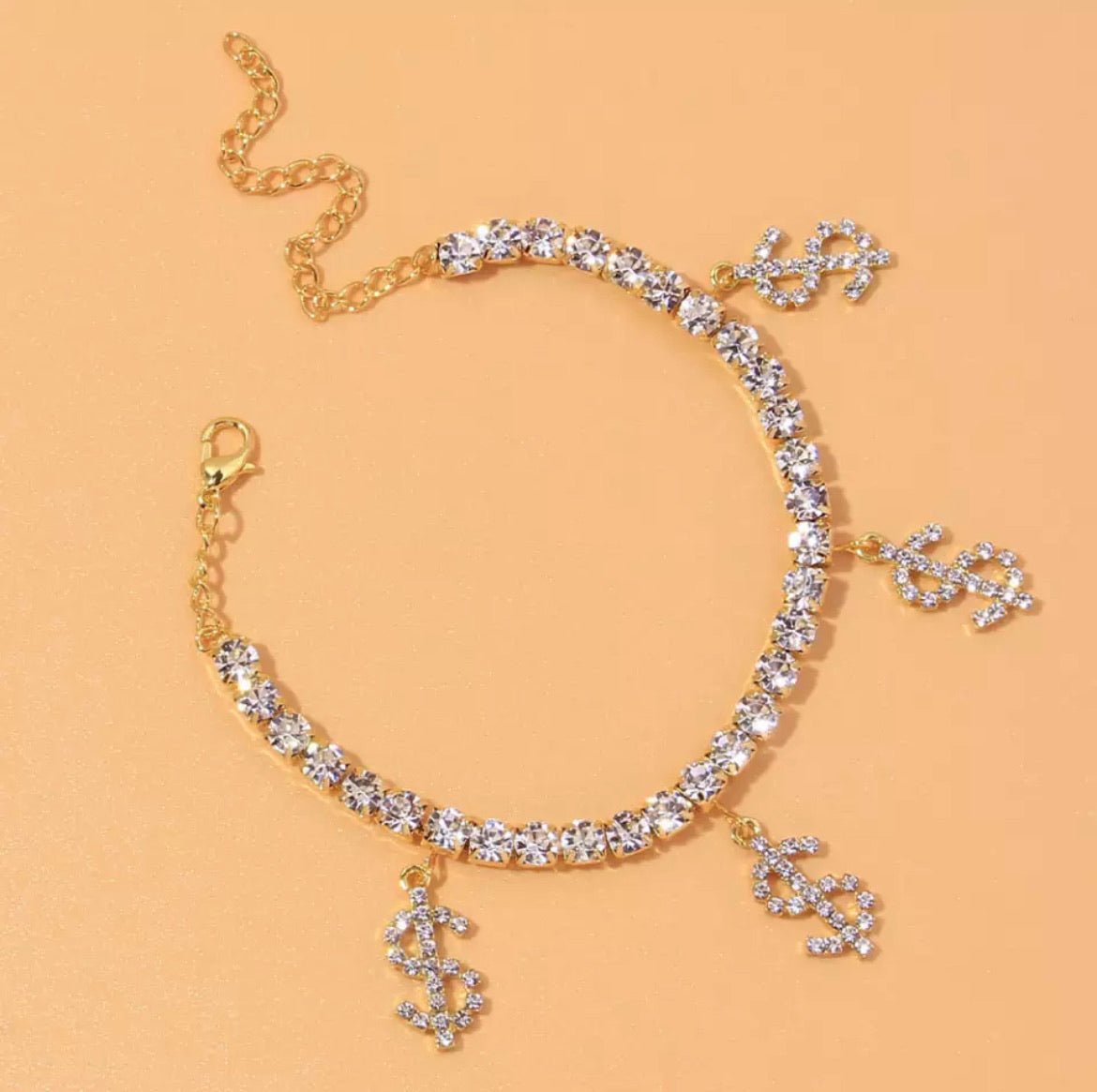 Beach Barefoot Love Pendant Anklet Bracelet For Summer Beachwear Adjustable Jewelry Gift For Her
