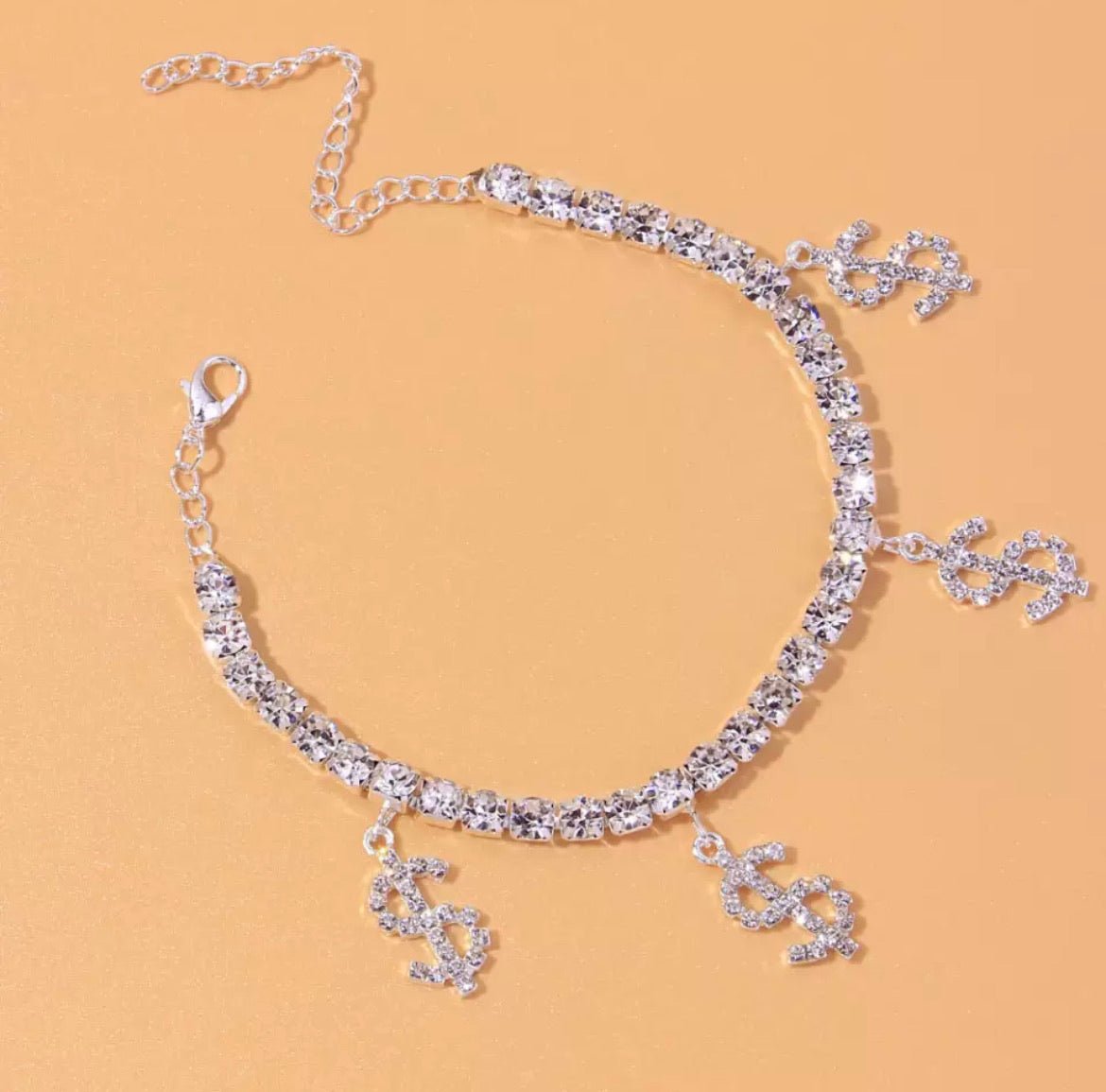 Beach Barefoot Love Pendant Anklet Bracelet For Summer Beachwear Adjustable Jewelry Gift For Her