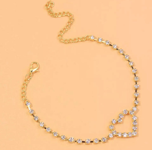 Beach Barefoot Love Pendant Anklet Bracelet - Ruth Envision