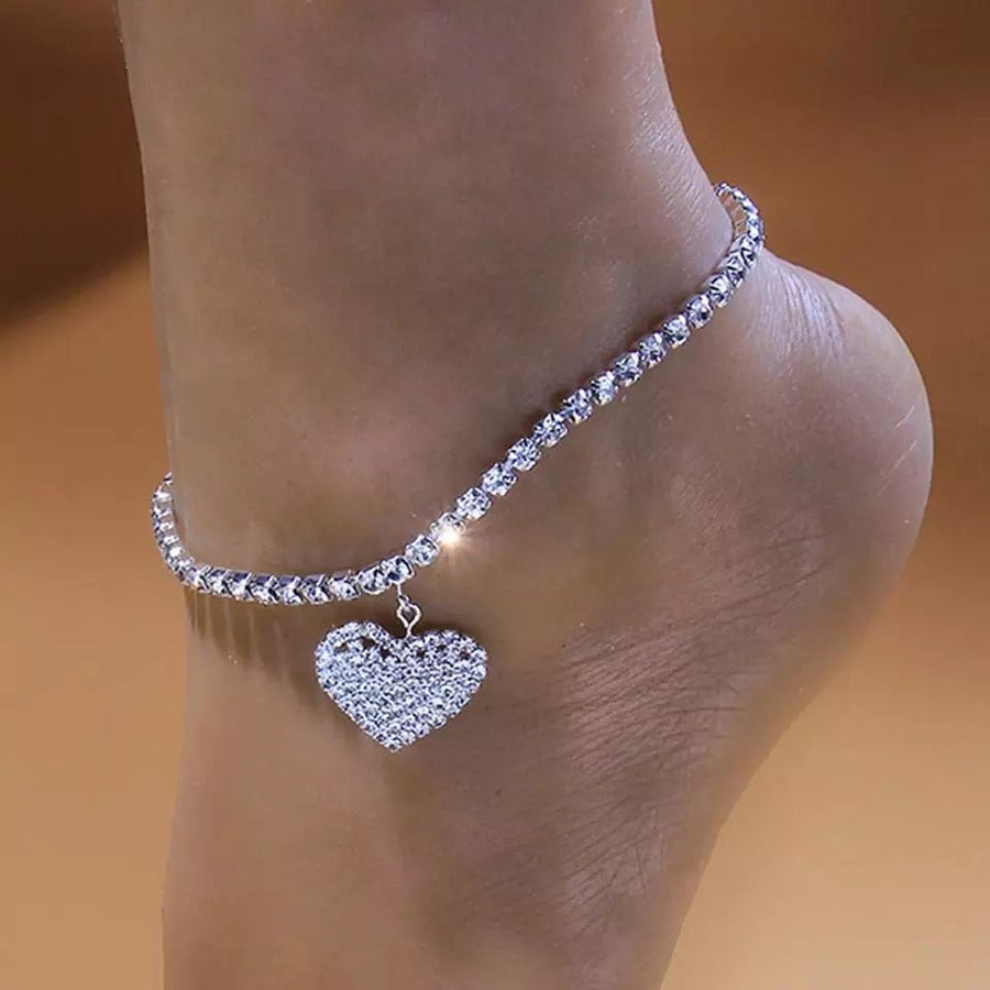 Beach Barefoot Love Pendant Anklet Bracelet - Ruth Envision