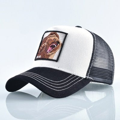 Bear Embroidery Hat