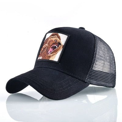 Bear Embroidery Hat