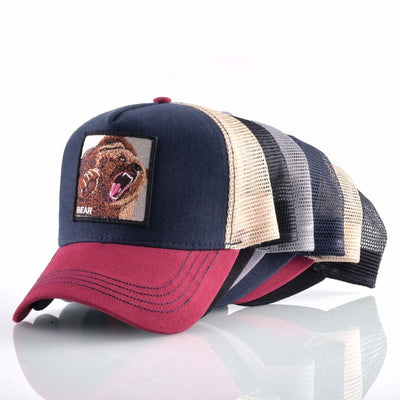 Bear Embroidery Hat