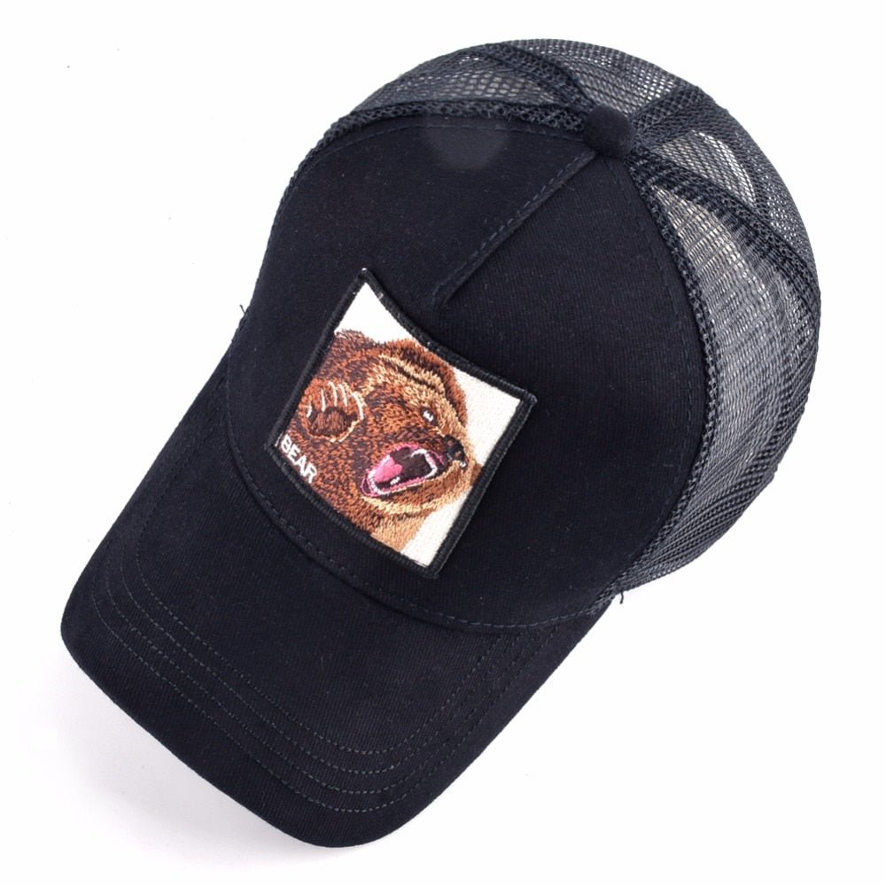 Bear Embroidery Hat