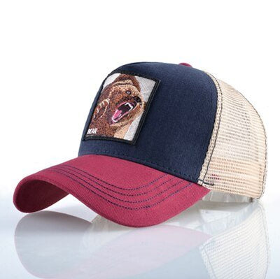 Bear Embroidery Hat