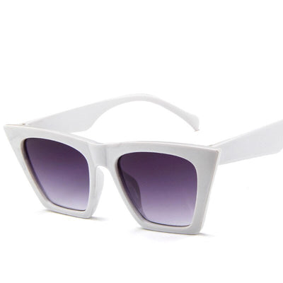 Chic Black Oversized Square Sunglasses for Women with Bold Plastic Frame in Red Leopard and Blue