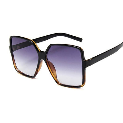 Black Square Oversized Sunglasses - Ruth Envision