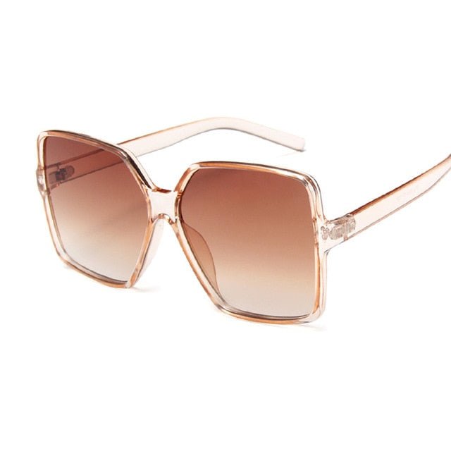 Black Square Oversized Sunglasses - Ruth Envision