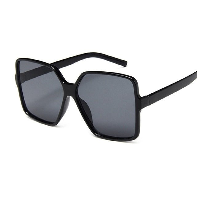 Black Square Oversized Sunglasses - Ruth Envision