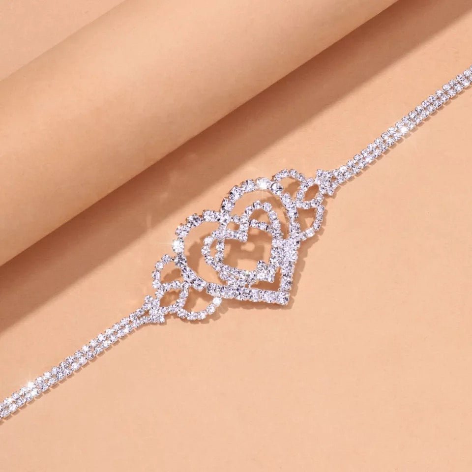 Bling Love Foot Chain Anklet