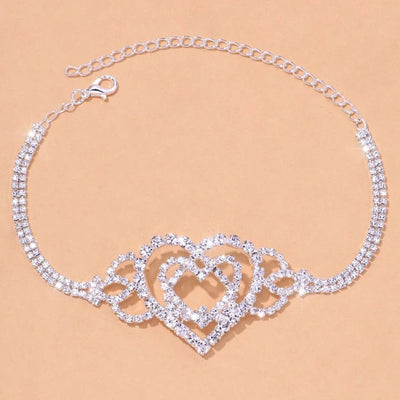 Bling Love Foot Chain Anklet