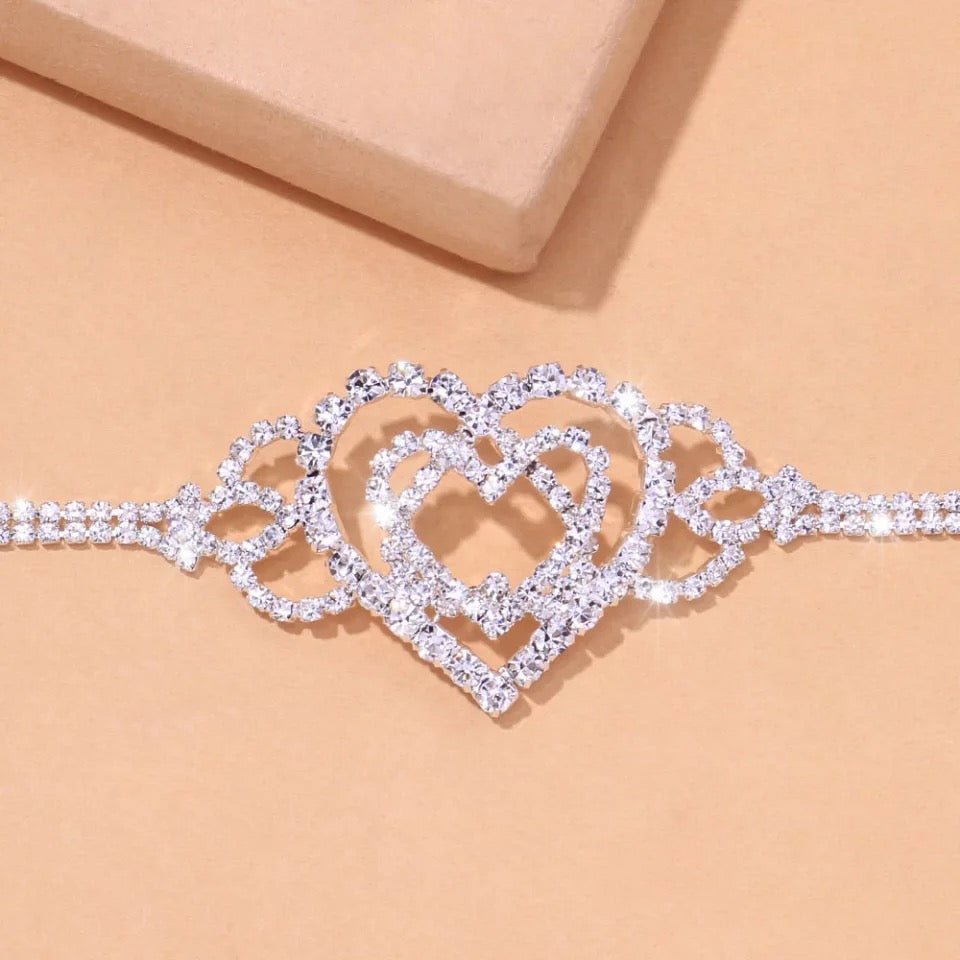 Bling Love Foot Chain Anklet