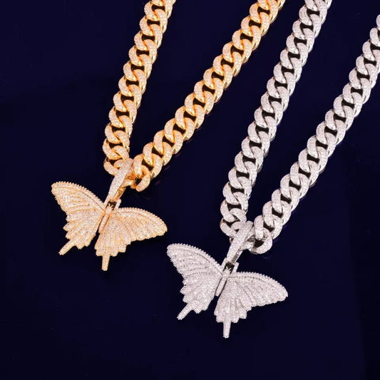 Butterfly AAA Zircon Necklace Elegant Jewelry For Women With Sparkling Butterfly Design Perfect Gift