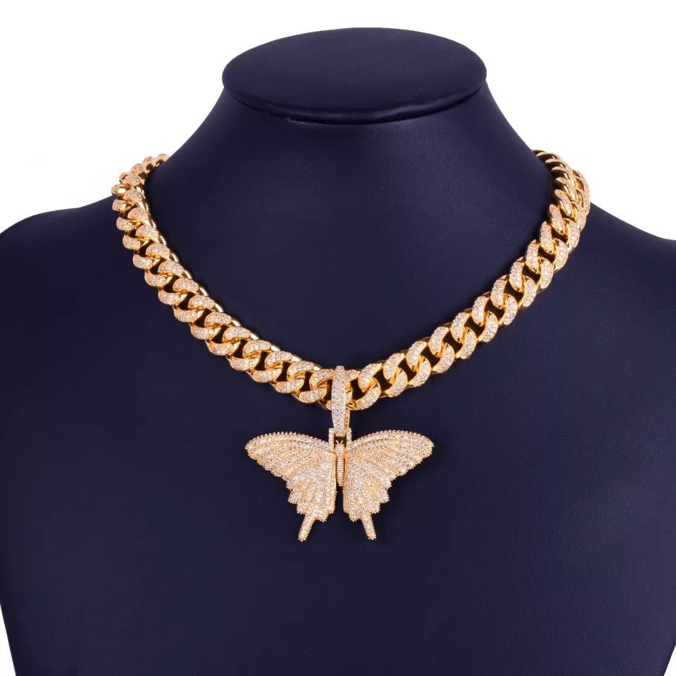 Butterfly AAA Zircon Necklace Elegant Jewelry For Women With Sparkling Butterfly Design Perfect Gift