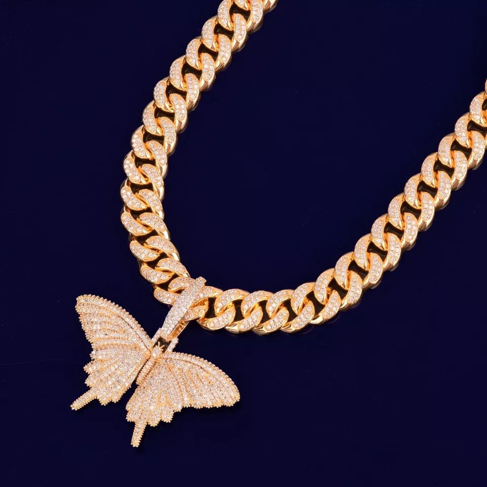 Butterfly AAA Zircon Necklace Elegant Jewelry For Women With Sparkling Butterfly Design Perfect Gift