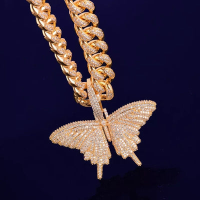 Butterfly AAA Zircon Necklace Elegant Jewelry For Women With Sparkling Butterfly Design Perfect Gift