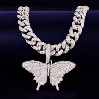 Butterfly AAA Zircon Necklace Elegant Jewelry For Women With Sparkling Butterfly Design Perfect Gift