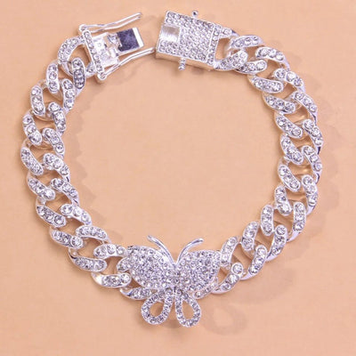 Butterfly Anklet Elegant Jewelry For Women Delicate Charm Sparkle For Everyday And Evening Wear